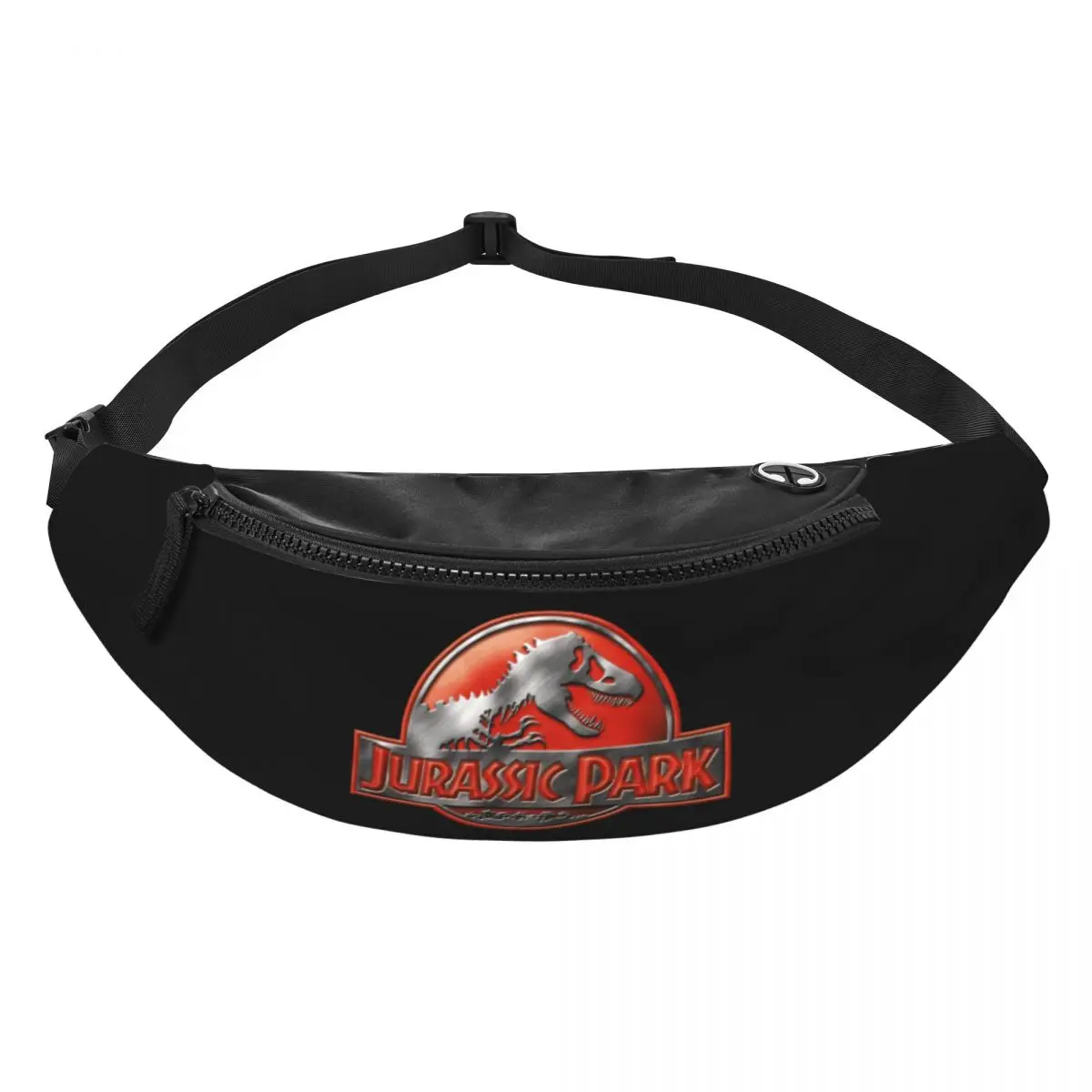 Jurassic Park Fanny Pack Homens Mulheres Personalizado Antigo Animal Dinossauro Crossbody Saco Da Cintura para Viagem Caminhadas Telefone Money Pouch