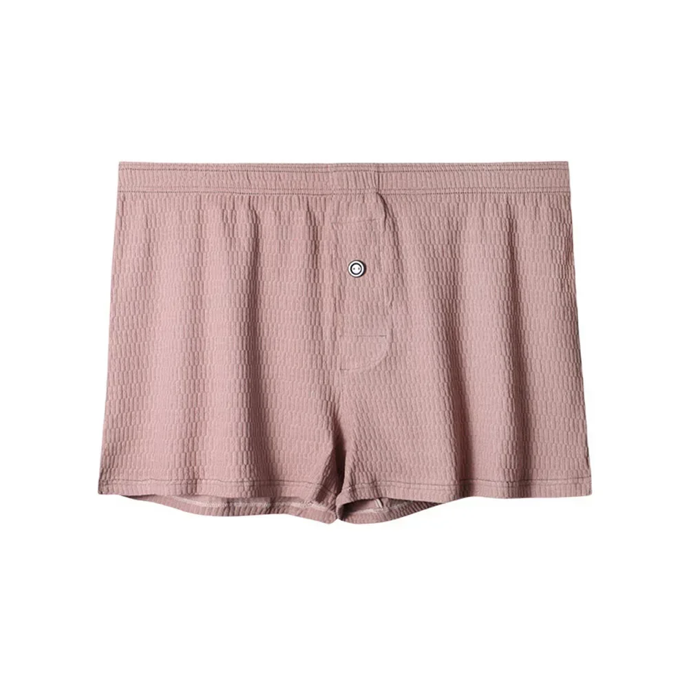 

Comfortable Boxer Shorts Homewear Breathable Underwear 5 Spandex Material 95 Cotton Fabric Classic Pattern Style