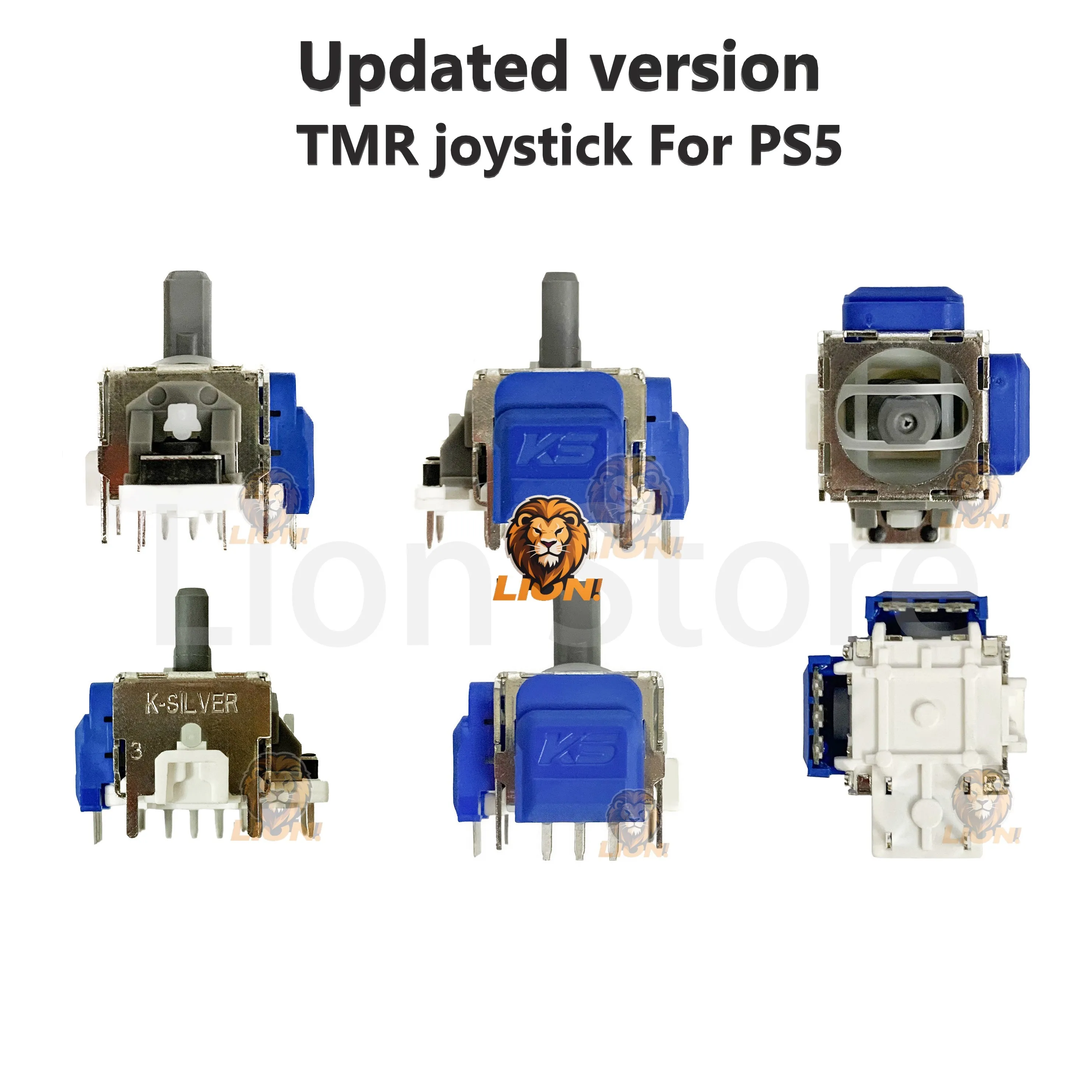 10-100pcs/lot New KS TMR Electromagnetic upgraded version joystick For PS5/EDGE PS5 Gamepad 3D Analog Replacement Thumb Stick