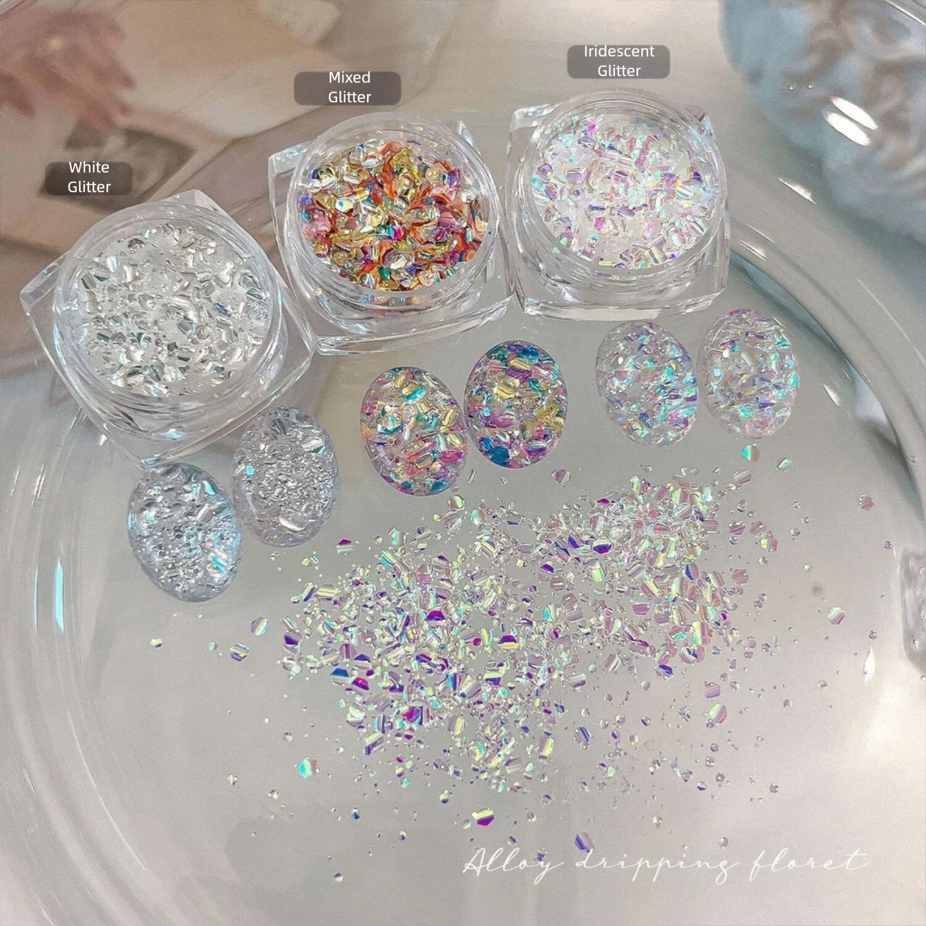 2026 New 3-Piece Gel Nail Polish Set – Aurora Glitter, Explosive Flash, High-Density Iridescent