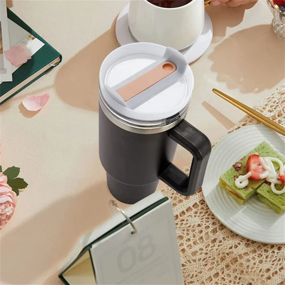 Cup Cover Replacement Lids for Stanley 40 oz Tumbler With Handle Cap Fit Quencher H2.0 40oz Mug Cup Accessories