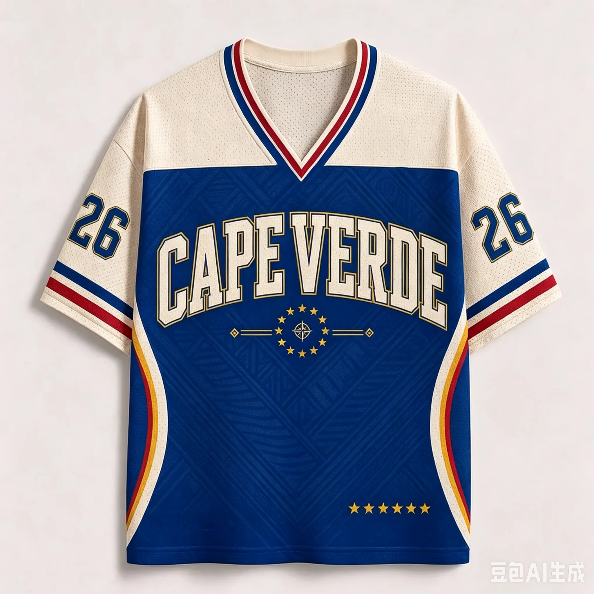 Fogo Cape Football Team 2026 T-shirt for Men in Summer - Retro Fashionable and Casual Sports Style