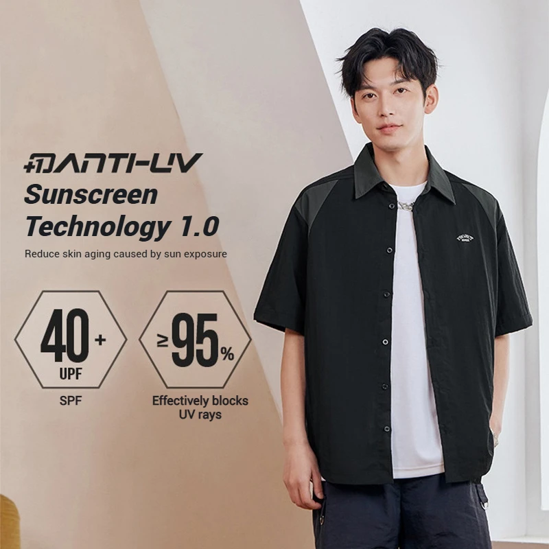 Giacca di protezione solare da uomo a 361 gradi Nuova maglietta da uomo fitness traspirante comoda casual a maniche corte 632526501