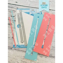 Long Stitched Slots Metal Cutting Dies for Diy Scrapbooking Newest Crafts Stencil Maker Photo Album Template Handmade Decoration
