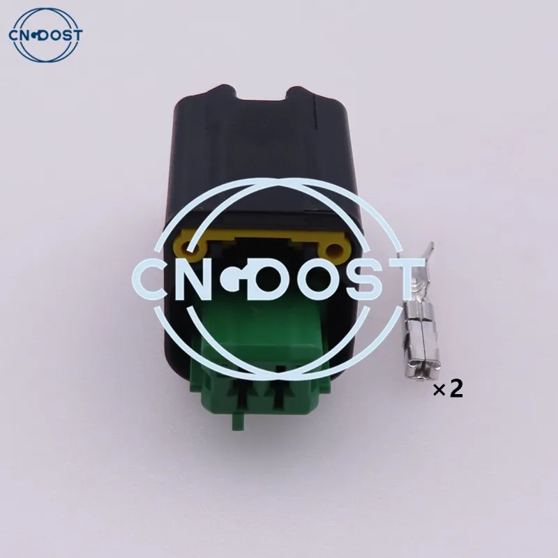 1 Set 2 Pin 1801176-5 Automotive Sensor Connector Wiring Harness Socket AC Assembly For Peugeot Citroen