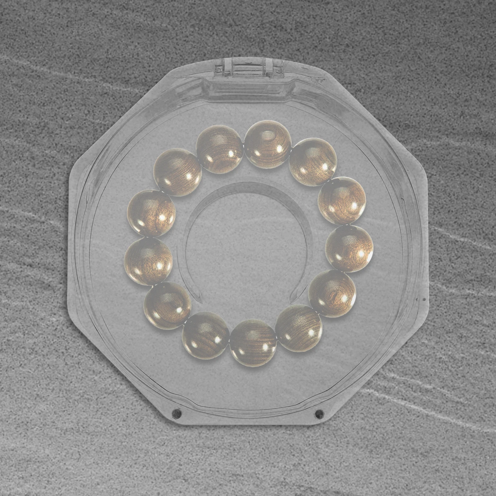 

Transparent Acrylic Bangle Storage Box Durable Bead Bracelet Display Case For Jewelry Store Home Office Use Clear Wear-Resistant