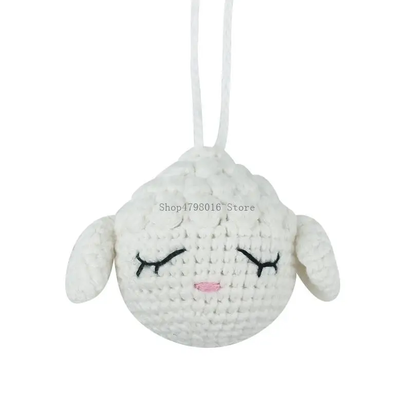 

Baby Bed Animal Hanging Supplies Cotton Decoration with Inside Interactive Toy Infant Gift for Baby Training