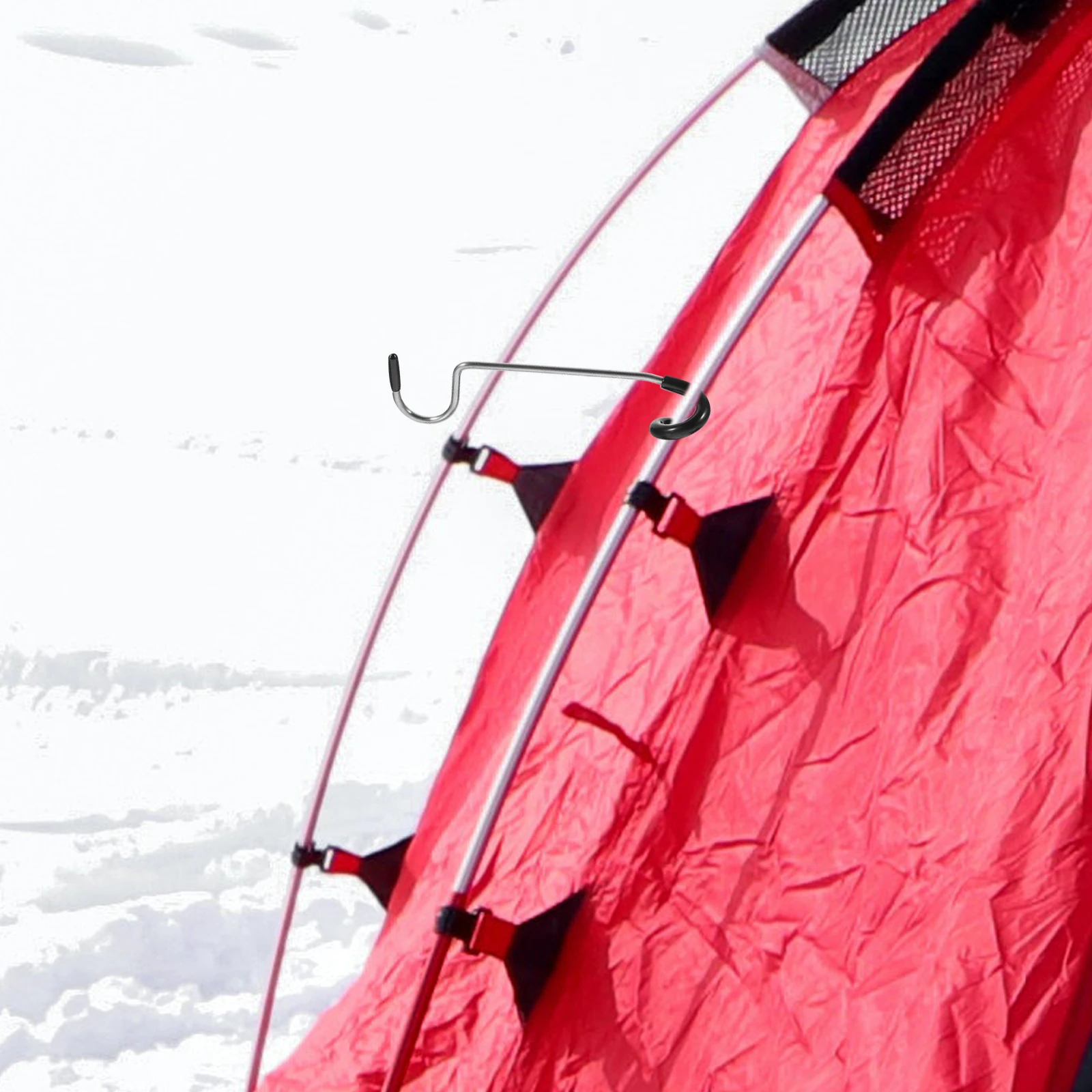 

3pcs Stainless Steel Hooks For Light Pole Camping Supplies Tent Lamp Hanger Tree Branch Hook Outdoor Gadget Portable Camping