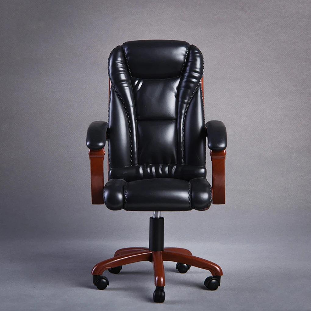 Office Chair Model Realistic 1/6 Scenes Decor Accessories Adornment Props Miniature Stuff Decor for Mini Scene Layout