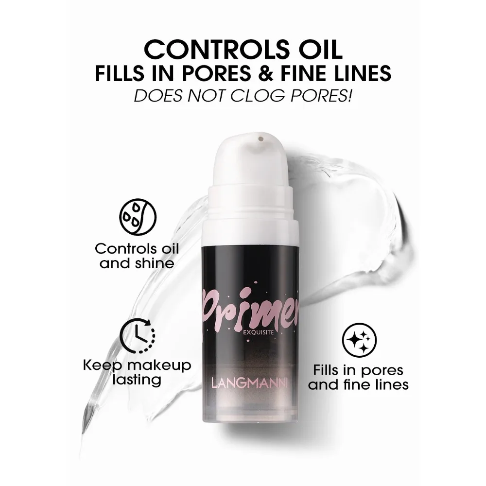 포리리스 페이스 프라이머 젤 오일 컨트롤 프리 메이크업 스무스 스킨 모이스춰 라이징 투명 베이스 파운데이션 내추럴 매트 오랫동안 지속