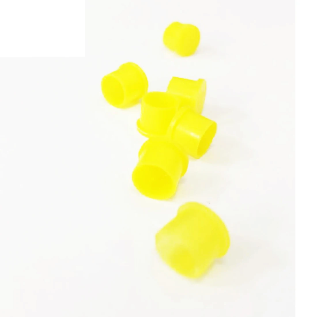 100pcs SMA Dust Cap Protective Cover 6mm Yellow Color for SMA Female Connector Wholeslae Price