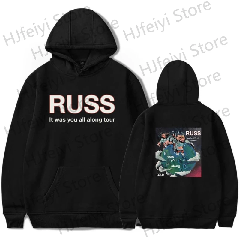 Russ It with you all along tour felpe Merch Winter For Men/Women Unisex Casuals Cosplay manica lunga con cappuccio Streetwear