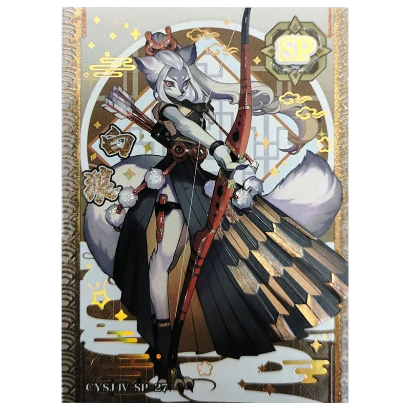 Anime bogini historia SP karta kolekcjonerska Shirodooji Tamamo no Mae Tara Platt Hakurou Ibaraki Douji zabawki dla chłopców prezent urodzinowy