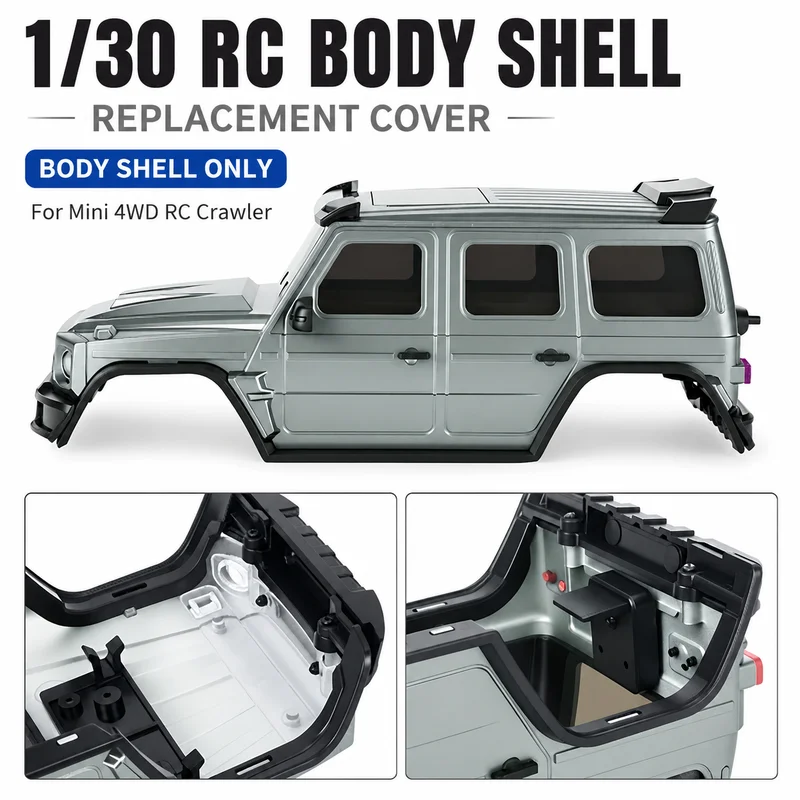 AX30 1/30 RC Crawler Body Shell Replacement Cover for Mini 4WD Scale Model Off Road Car Spare Parts