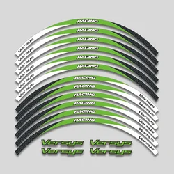 For Kawasaki VERSYS650 versys 650 1000 Motorcycle Accessories Stickers Wheel Hub Reflective Stripe Rim Decals Sticker Tape Set