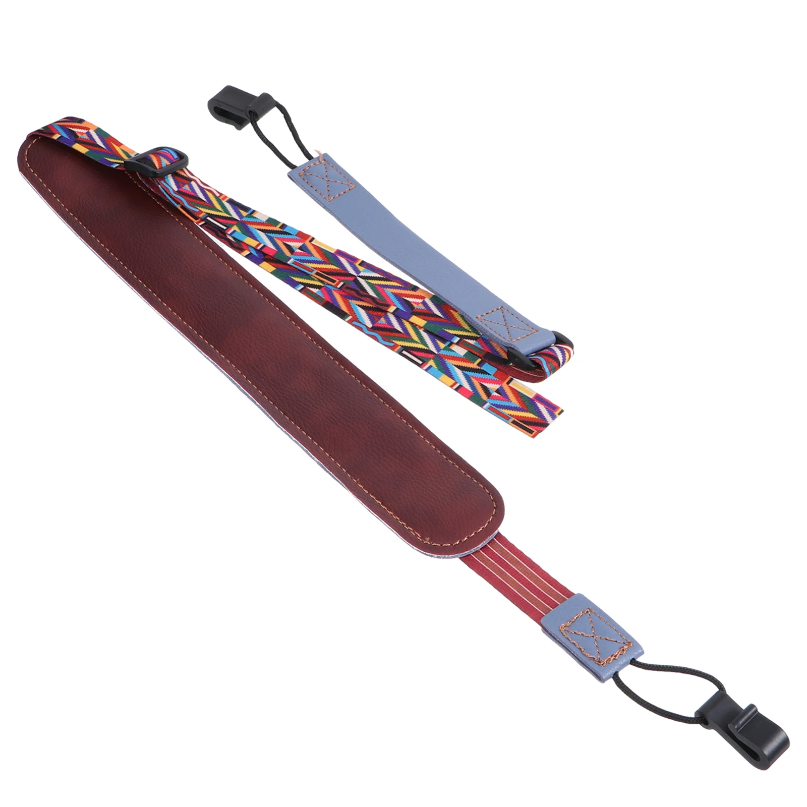 

Ukulele Strap Adjustable No Double PU Adult Size Hands-free Ukelele Straps Shoulder Guitar Belt