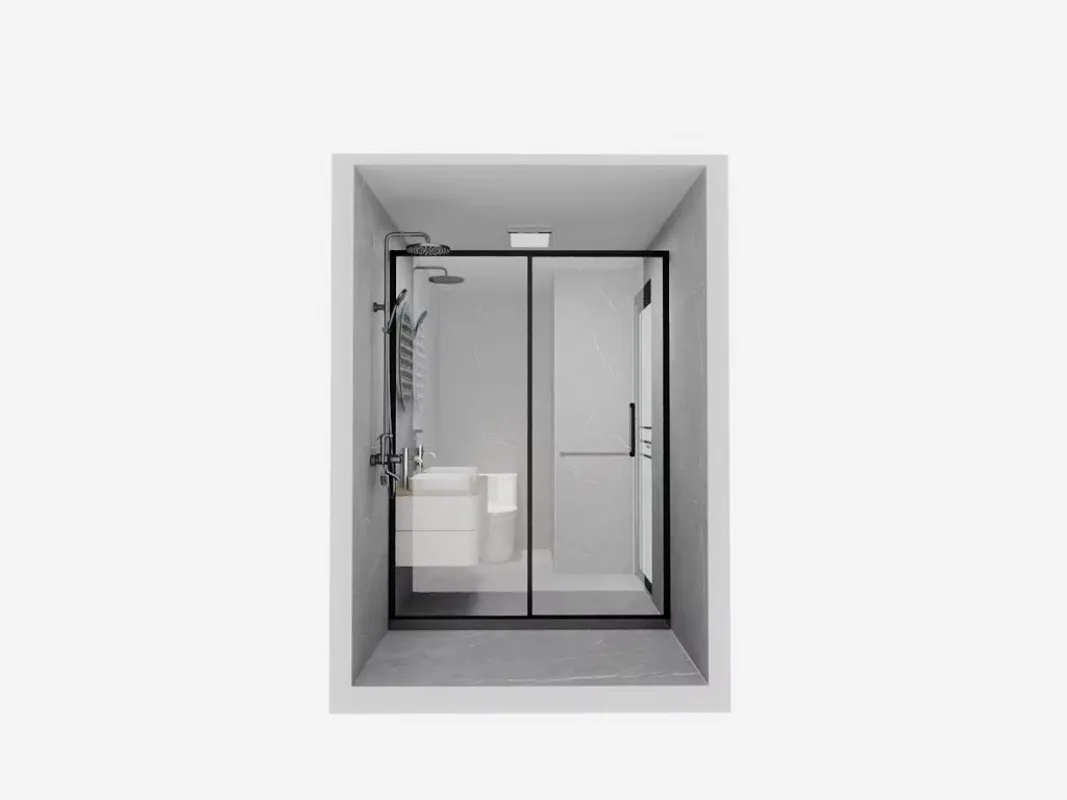 Integrated Shower Room Bathroom Pods Luxurious Prefabricated Bathroom Pod Complete Shower Rooms Prefab Bathroom Pods