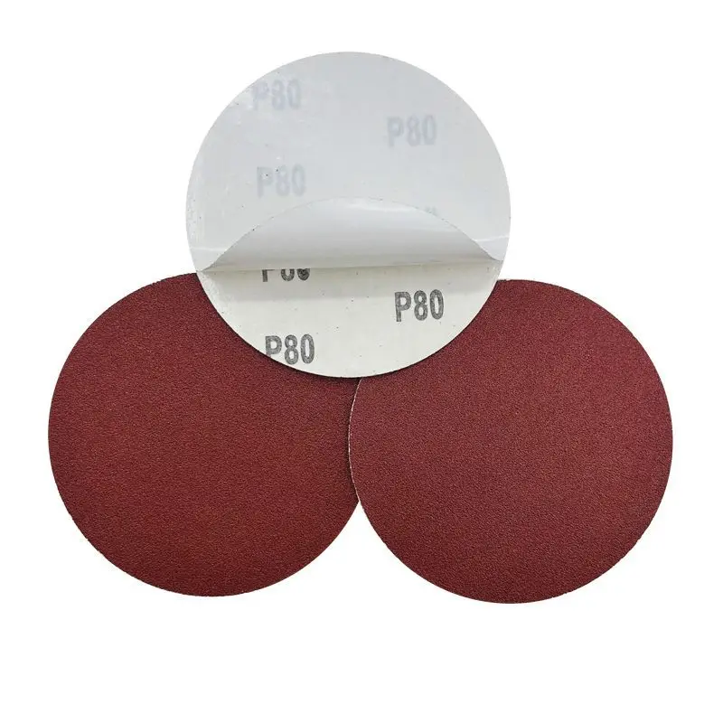 6 Inch 150MM Self-adhesive Sandpaper 60-80 Sand Hook Ring Sandpaper Grinding And Polishing Tool, Used For Grinder Rotating Tool