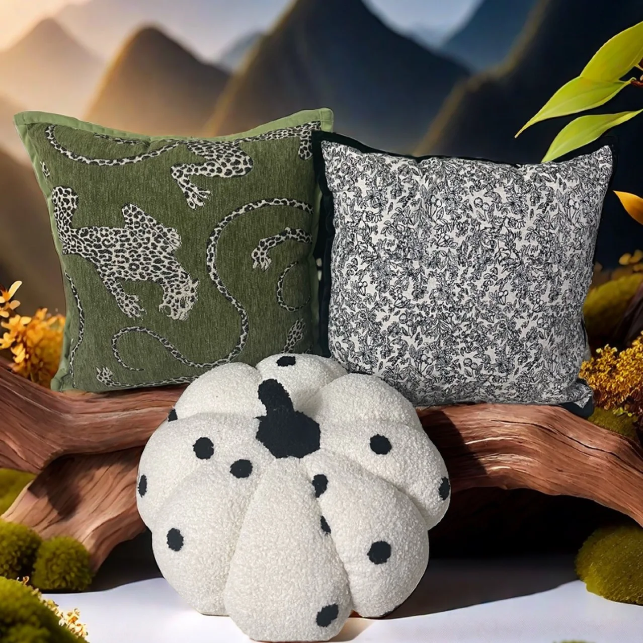 

New Pumpkin Cushion Cover French Cream Style Ins Trendy Sofa Pillow for Living Room