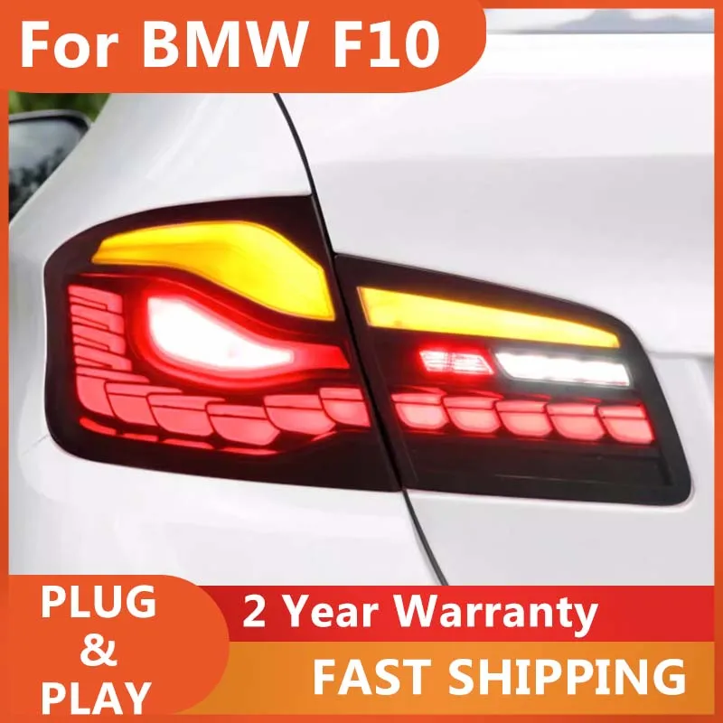 

Автомобильные аксессуары для BMW F10 Задний фонарь 2011-2016 BMW F10 F18 Задние фонари BMW 5 серии 528i 530i 535i M5 GTS DRL Противотуманные фары Br