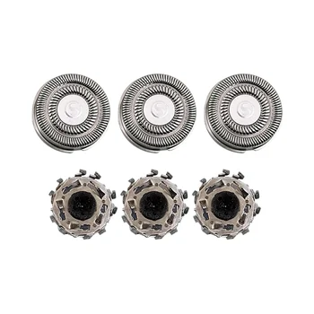 3PCS for Xiaomi Mijia S500C S500 S300 Electric Shaver Head Replace Shaver Net MJTXD01SKS Cutter Head Accessories