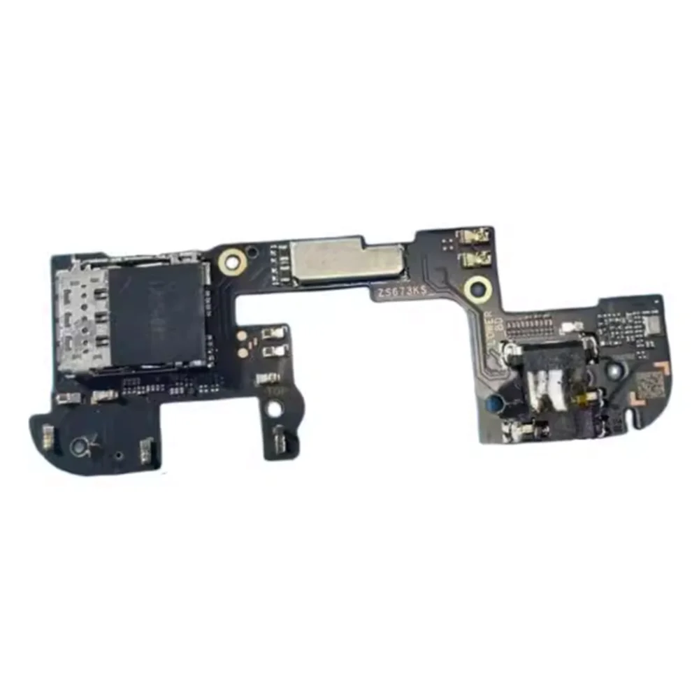 Replace For ASUS ROG Phone 5 5S 6 7 8 9 Pro 6D SIM Card Reader Tray Slot Board Socket Microphone Earphone Audio Jack Flex Cable