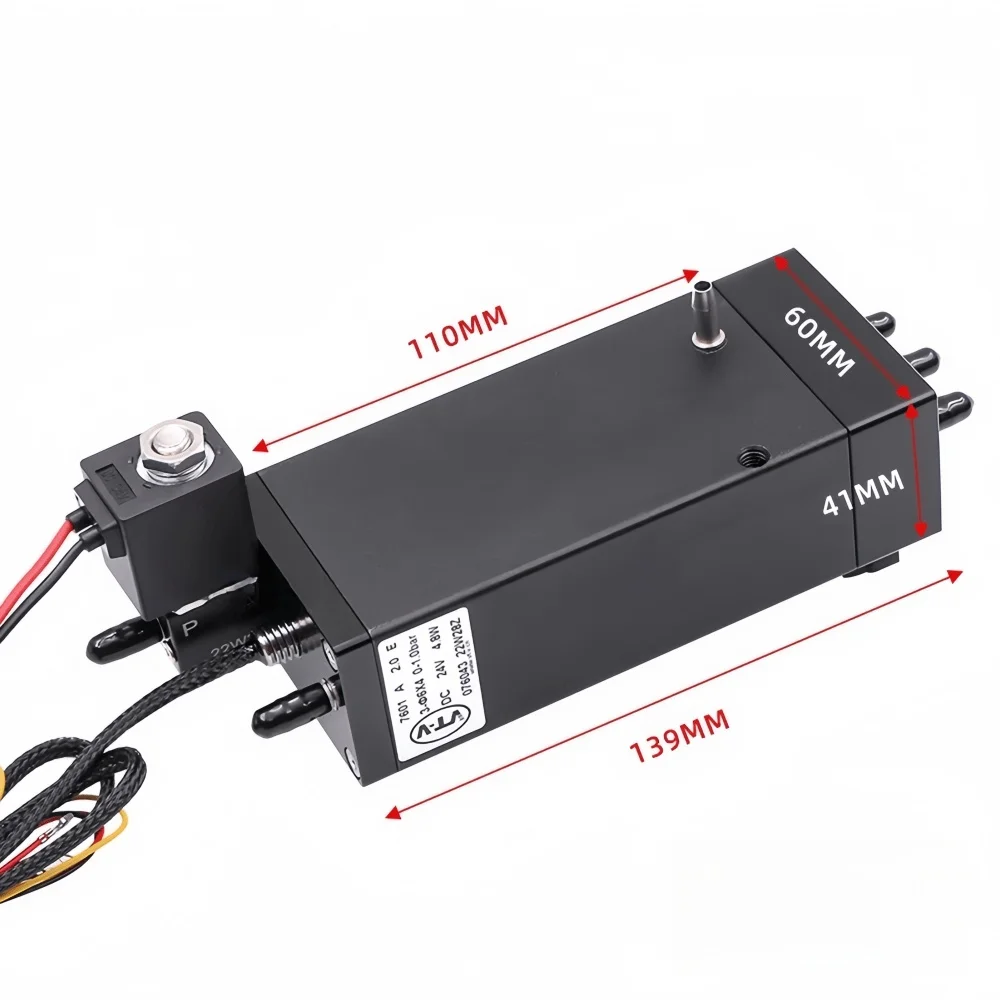 Tanque de tinta com válvula de controle elétrico de 3 saídas para impressoras UV – Garrafa de subtinta de pressão negativa