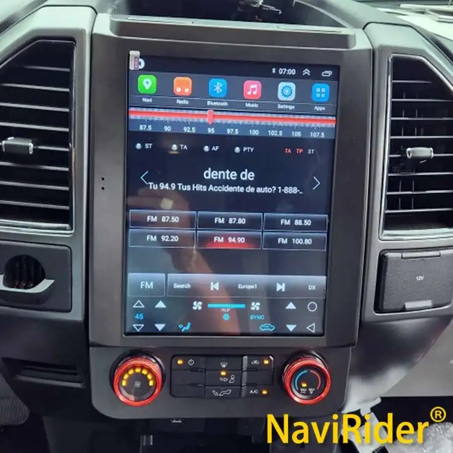 12inch Touch Screen Car Radio For Ford F150 Android 14 F-150 2016 - 2021 Audio Vehicle Auto Navigation Stereo GPS DVD Multimedia