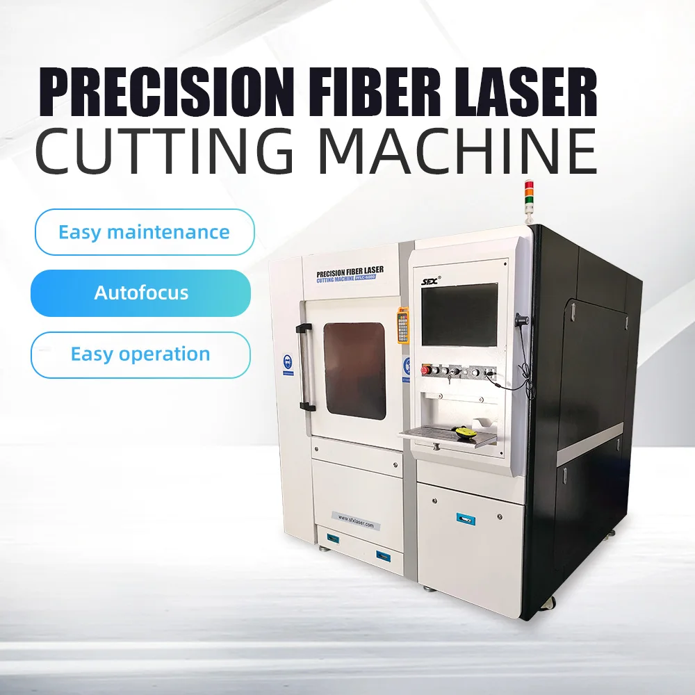 Precision Fiber Laser Cutting Machine 1000W-3000W Fully Enclosed/Auto Focus/High Precision for Ultra Precision Cutting