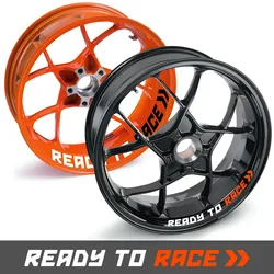 Pegatinas reflectantes para rueda de motocicleta, calcomanías para KTM Ready To Race R2R Super Adventure Duke 690 790 890 Rc1290 390 1190 Rc8