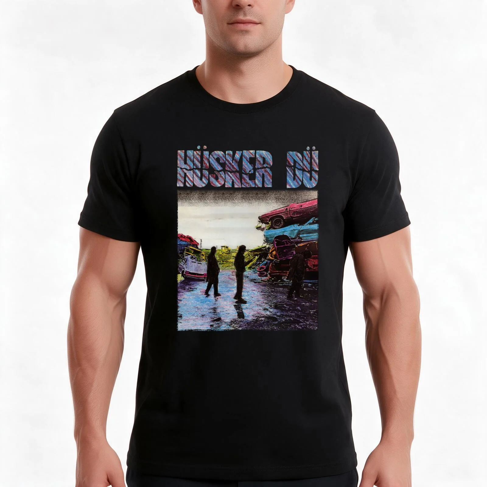 Husker Du ,Zen Arcade T-Shirt, Summer Casual Cotton Tee, Oversized Streetwear Tops, Vintage Graphic Print, Unisex Men Women