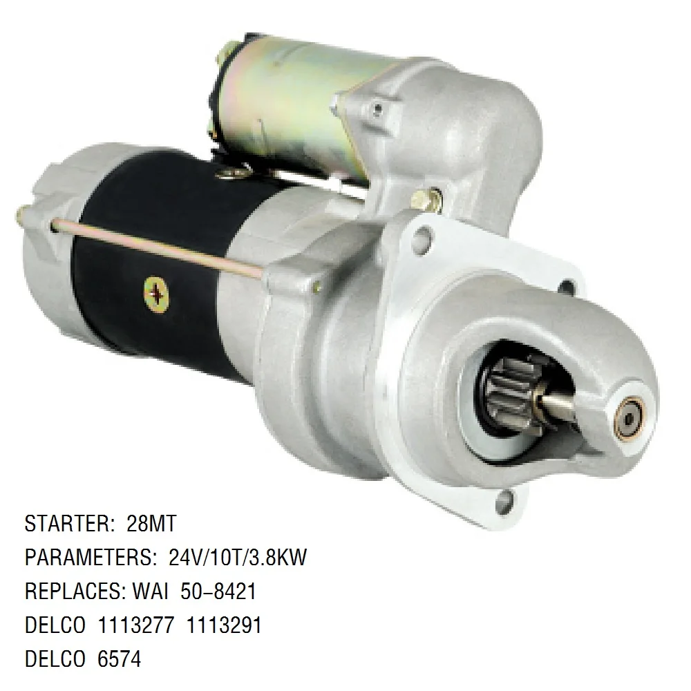 

28MT 37MT 38MT 40MT 42MT 50MT 3102765 3021036 Engine Starter Motor Auto Starter DE12TIS 24V Starter12V Starter Motor