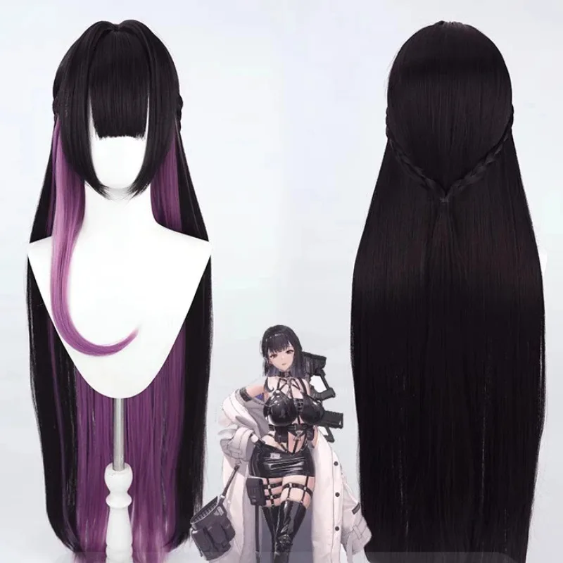 qq28LQNIKKE 勝利の女神ミハラコスプレウィッグロングストレート女性耐熱人工毛