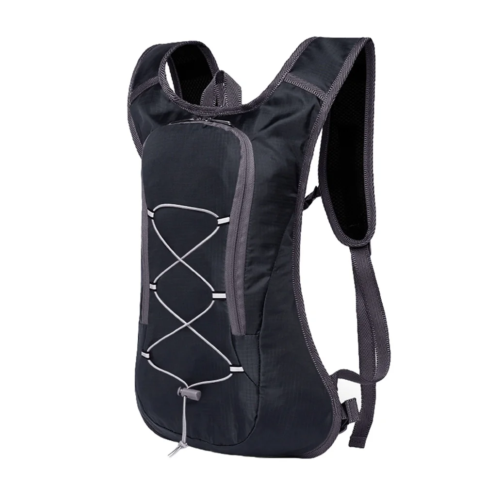 Cross-Country Running Backpack Lightweight Cycling Mountaineering Equipment Water Bag For Men Outdoor Sports Travel Black