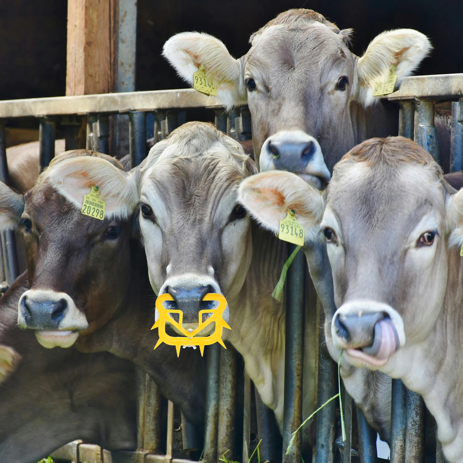 

10 Pcs Durable Cattle Cattle Supplies Clip for Cow Nose Rings Clamps Cow Nose Weaner Farm Supplies Weaning Tool