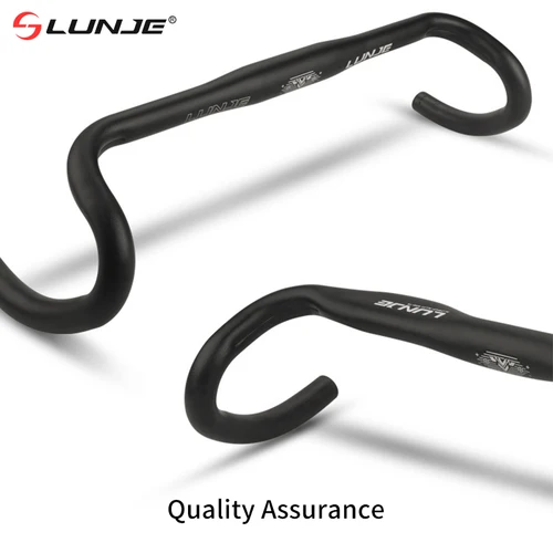 Imagen 2 del producto Manillar de bicicleta de carretera ultraligero 25,4 31,8 barra de caída exterior aleación de aluminio 380/400/420mm manillar de bicicleta