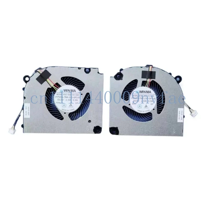 Laptop CPU+GPU Cooling Fan for Hasee Z7 Z8 G8-DA5NP DA7NP DA7NT DA5NS Series 4Pin DC5V 0.5A