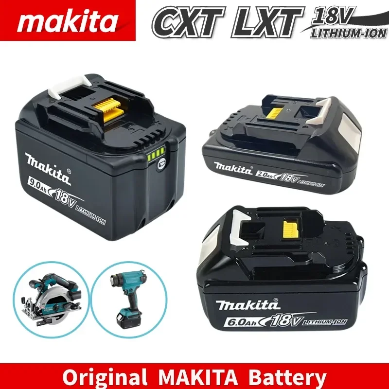 

100% Genuine Makita 6Ah/5Ah/3Ah for Makita 18V Battery BL1830B BL1850B BL1850 BL1840 BL1860 BL1815 Replacement Lithium Battery