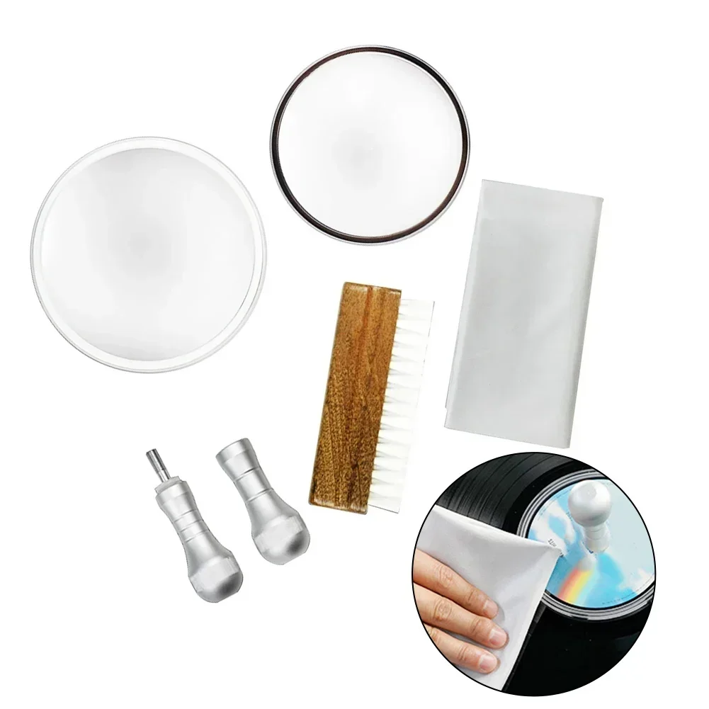 Record Clean Tool Album LP Vinyl Clean Protector Cleaning Brush Waterproof Folder Care Clip Kit Potable Cleaning Set