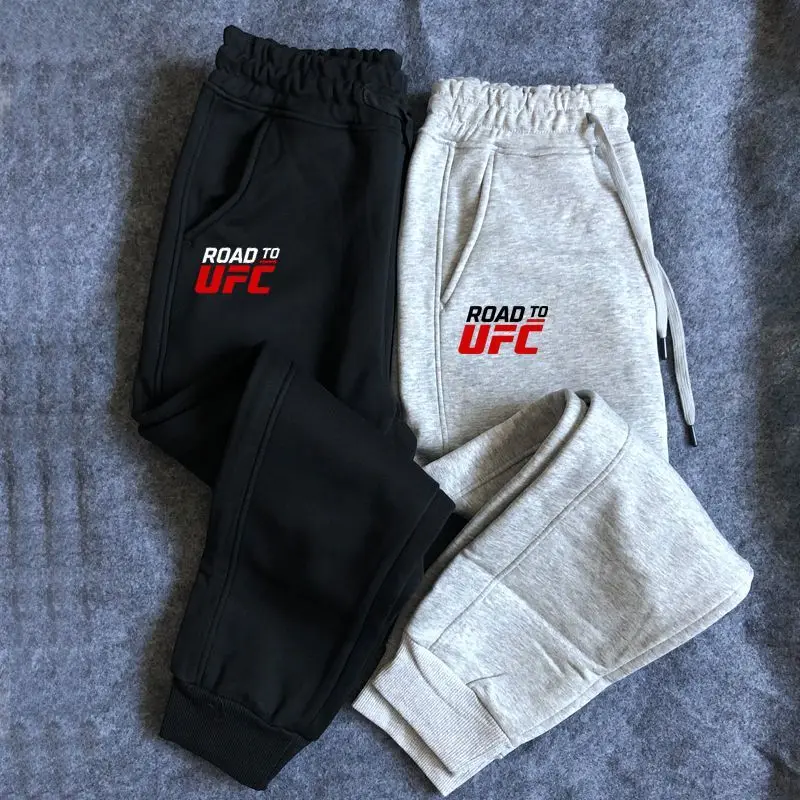 UFC Road to UFC Running Training Sweatpants Unisex Boxing Sanda MMA Fighting Pants Fashion Trendy Gym