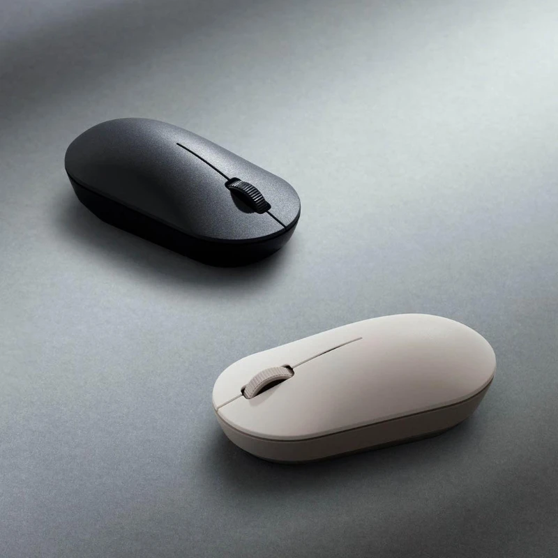 Original Xiaomi Wireless Mouse Lite 2 2.4Ghz Mini Portable Simplicity 1000 dpi Office Home Mouse Full Grip Quickly Positioning