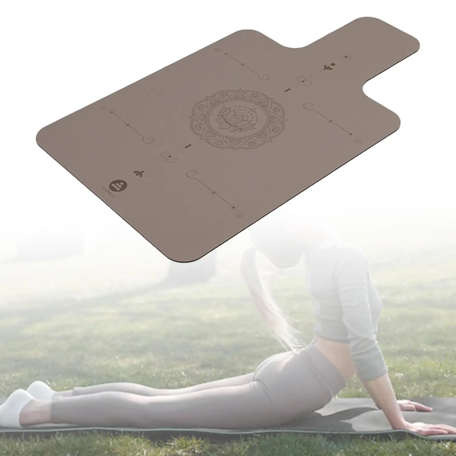 

Pilates Mat Sweat Wicking Mat Equipment Lightweight for Home Outdoor Indoor