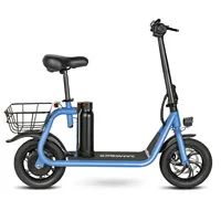2025 Samebike New Model SM-C01 12“ Electric Bike 36V10.4Ah Lithium Battery 350W Brushless Rear Motor High Steel Carbon Frame