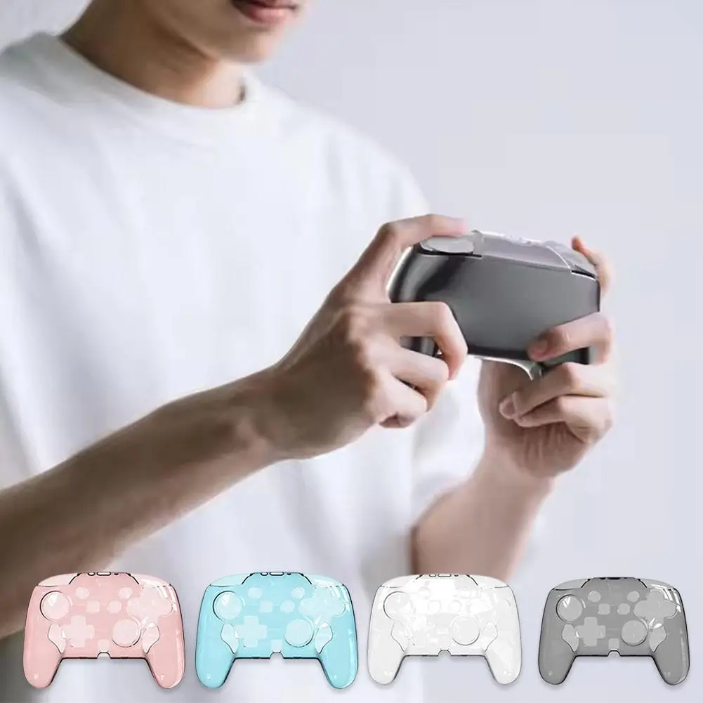 Für Switch 2 Pro Wireless Griff Transparent Kristall Shell Box Spiel Anti-fallen Schutz Shell Zubehör