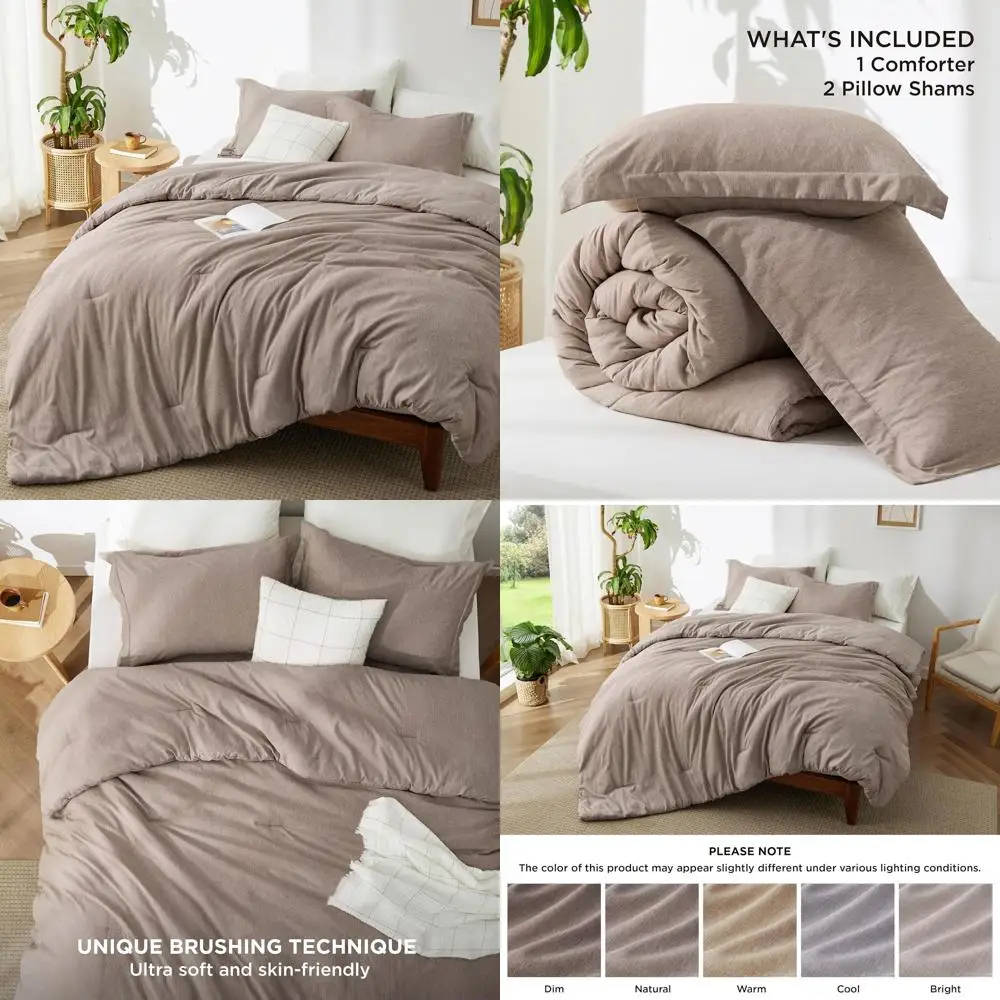 

Комплект одеял цвета хаки в катионной окраске — всесезонное постельное белье из трех предметов, Калифорния, королевский размер