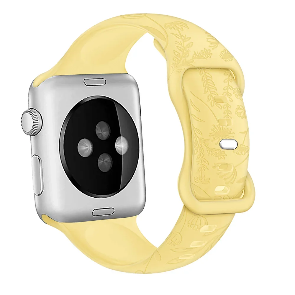 Pulseira de Silicone Padrão para Relógio Apple, 10, 42mm, 46mm, bracelete, iWatch Ultra 2, 49mm, 45mm, 44mm, 42mm, 41mm, 40mm, 9, 8, 7, 6, 5, 4, SE