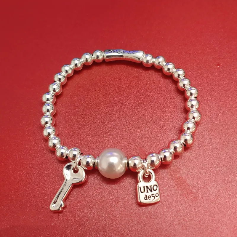 

Memnon alloy bead Silver clasp, with logo, wholesale, new 2021, European fashion gift bracelet