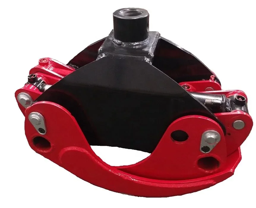 Mini excavator hydraulic rotating grapple for sale