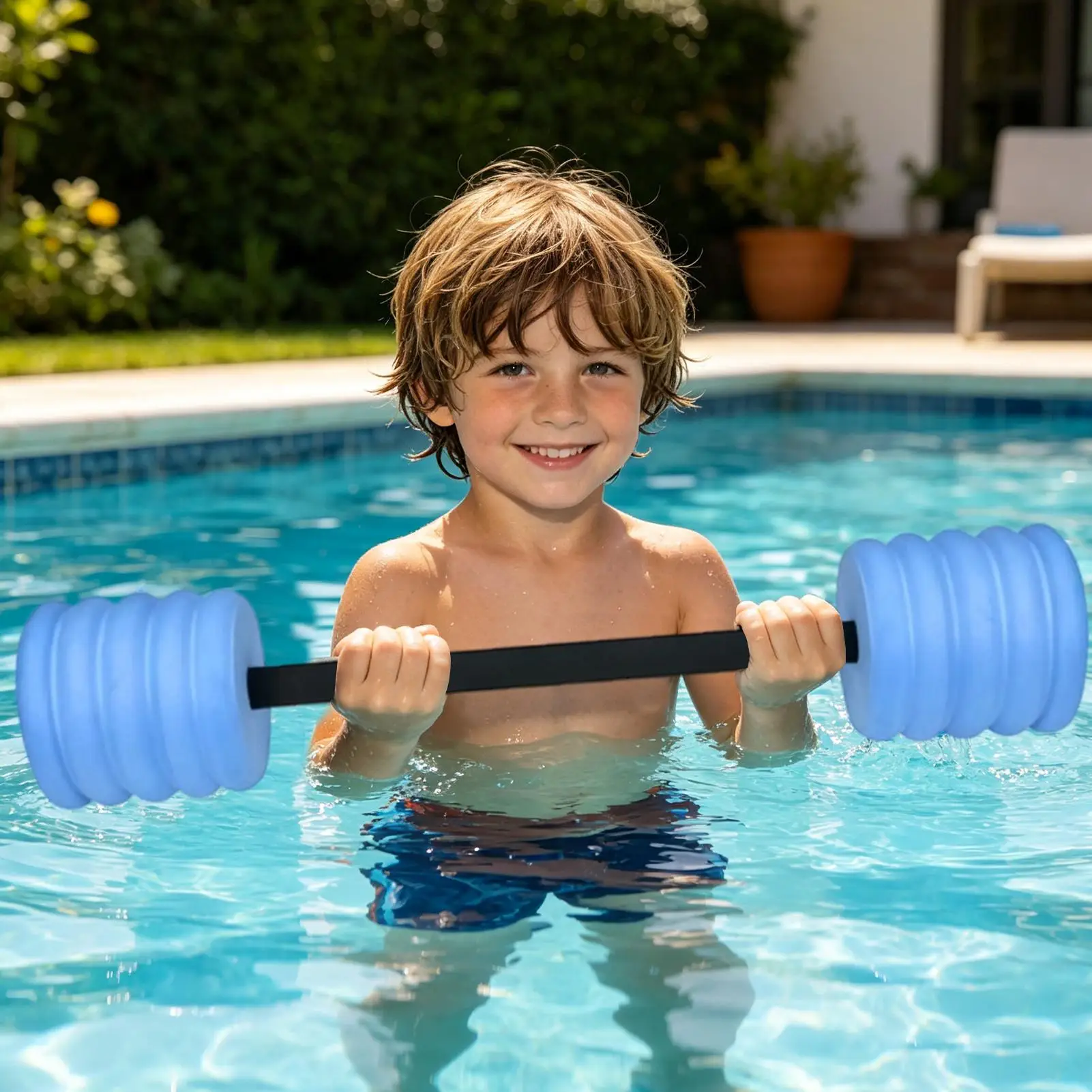 

Water Dumbbells EVA Foam Strong Buoyancy Detachable Water Aerobic Weights For Gym Spa Aerobic Class Rehab Workout Aqua Yoga Kids