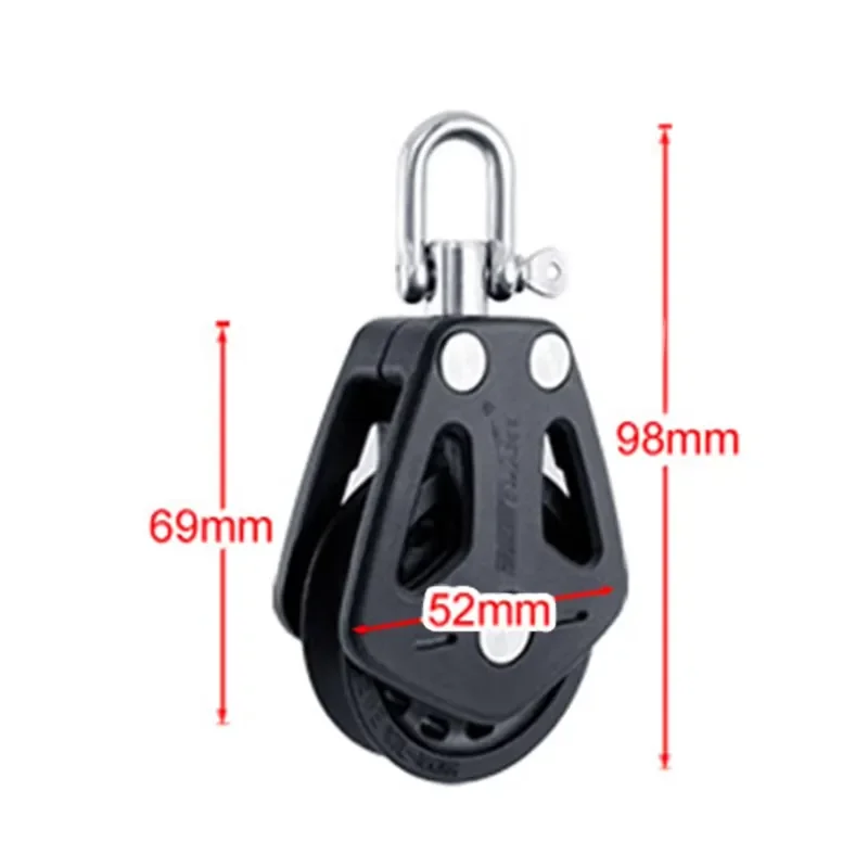 Swivel Bearing Pulley High Load Load Bearing Pulley 460KGS Swivel Rope Runner Pulley For Fitness Equipment